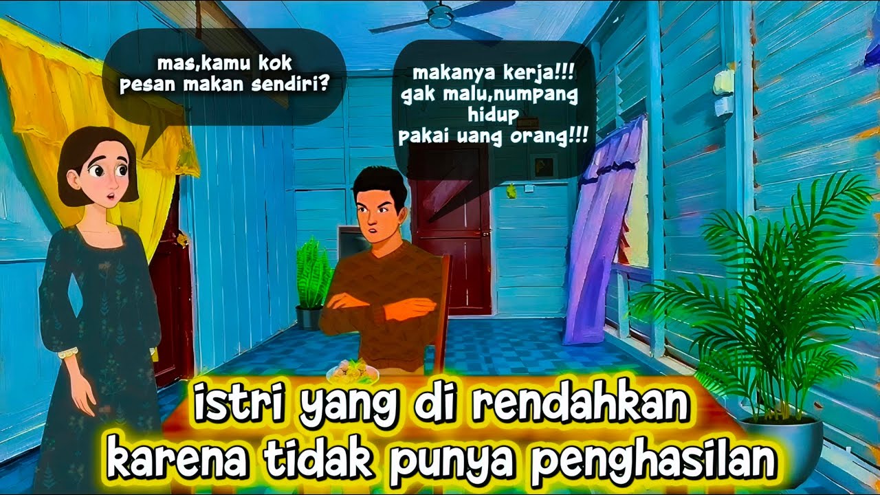 ISTRI YANG DI RENDAHKAN,KARENA TIDAK PUNYA PENGHASILAN || ANIMASI DRAMA #animasi #dramatoonanimasi