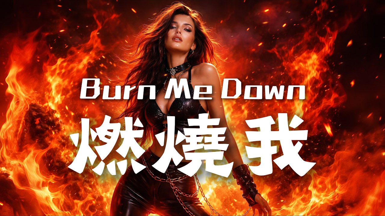 🔥 燃炸預警！《Burn Me Down 燃燒我》官方歌詞版：甘願為你化成灰燼，這份愛太危險！