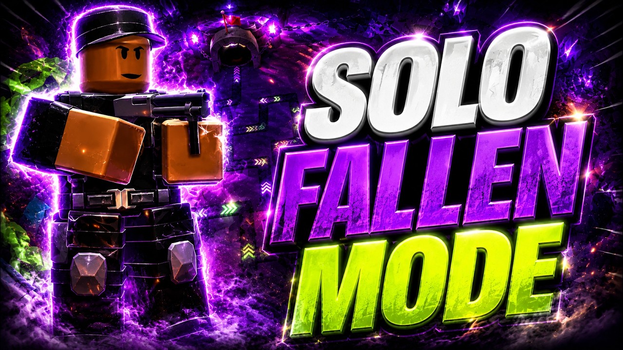TDS SOLO FALLEN MODE! 😱 Melhor Estrat&eacute;gia com Minigunner + Shotgunner