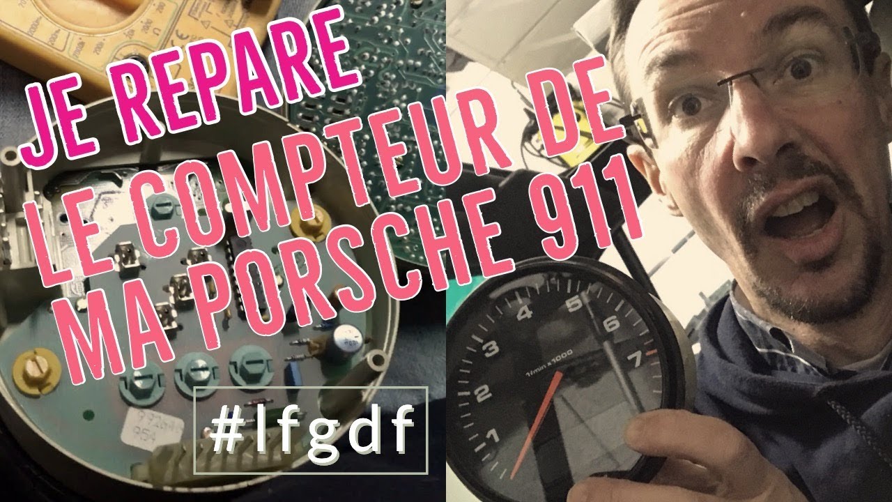 COMMENT REPARER LE COMPTEUR DE MA PORSCHE 911 TYPE 964 ? (DIY) #lfgdf