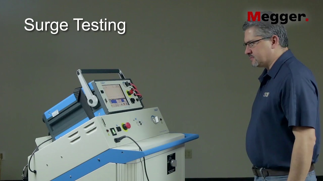 Tests moteurs et générateurs BAKER MEGGER - Démonstration DX test onde de choc