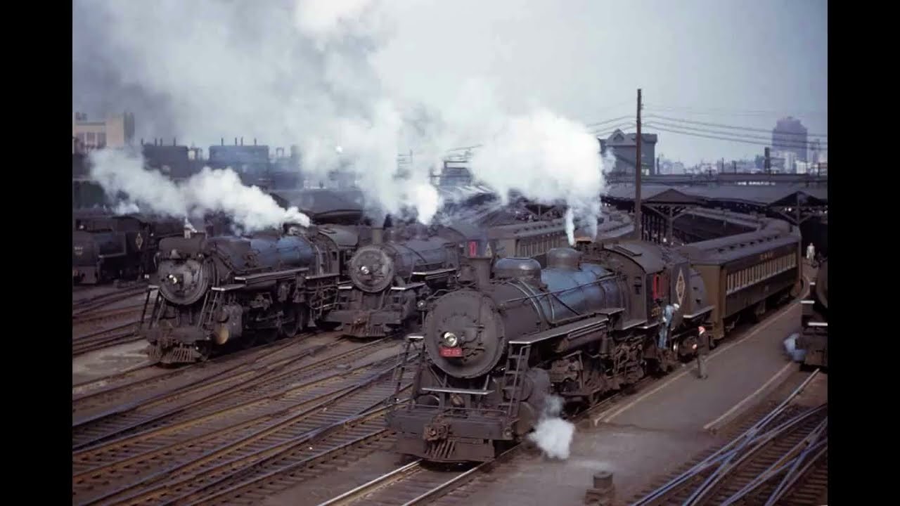 Exchange Place, Jersey City.  The history and trains shaped the place.