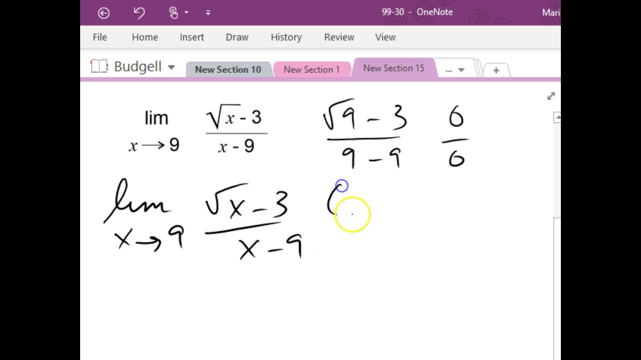 Limit: Quotient and Radical