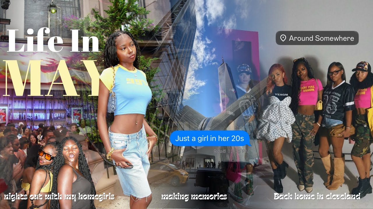 A Month In My Life | Being selfish in my 20s...living in nyc, girls night, summer is near, & more