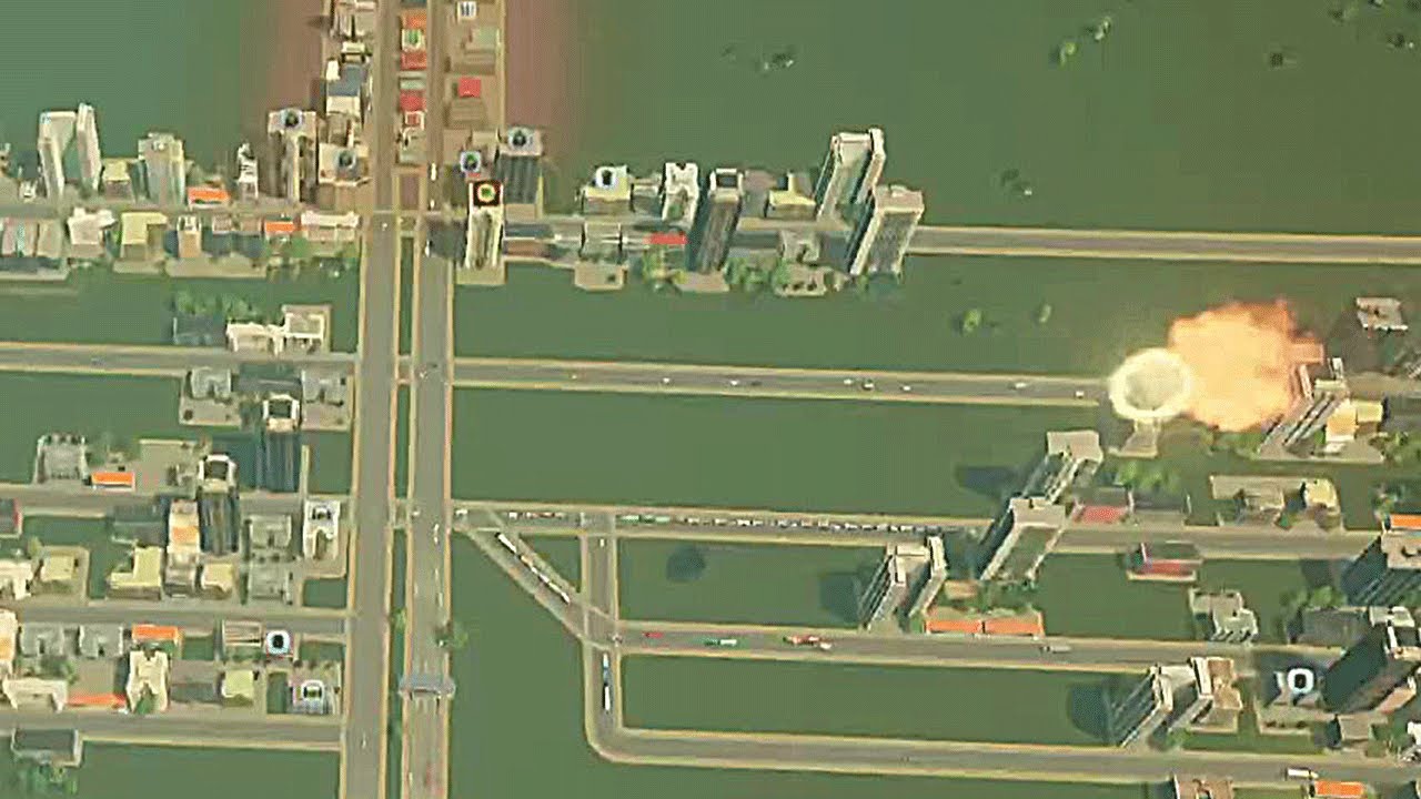 Cities Skylines, but I get mad and Nuke everyone