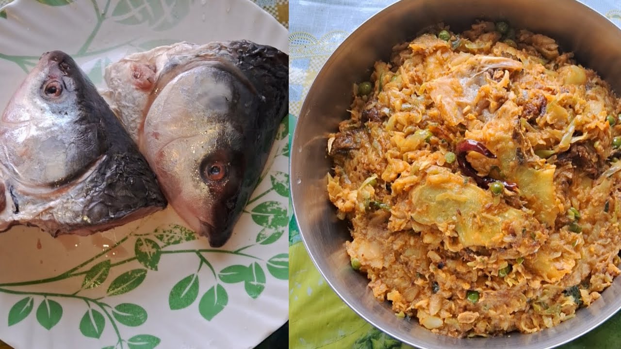 পেঁয়াজ রসুন ছাড়া রুই মাছের মাথা ও স্পেশাল মসলা দিয়ে বাঁধাকপির দারুন স্বাদের রেসিপি #viralrecipe 