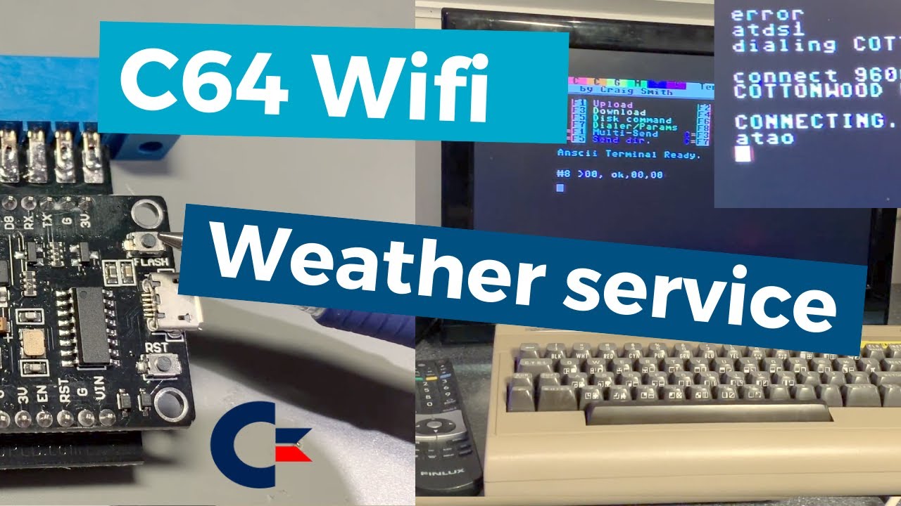 Commodore 64 WiFi - Creating a weather service