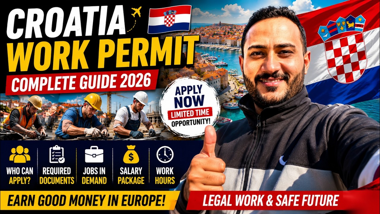 Work in Croatia Legally! 🇭🇷 Croatia Work Visa 2026  New Requirements