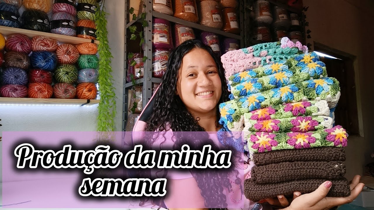 💥VLOGÃO DE UMA SEMANA COMIGO: SERÁ QUE BATI A META?#produçãodecroche 
