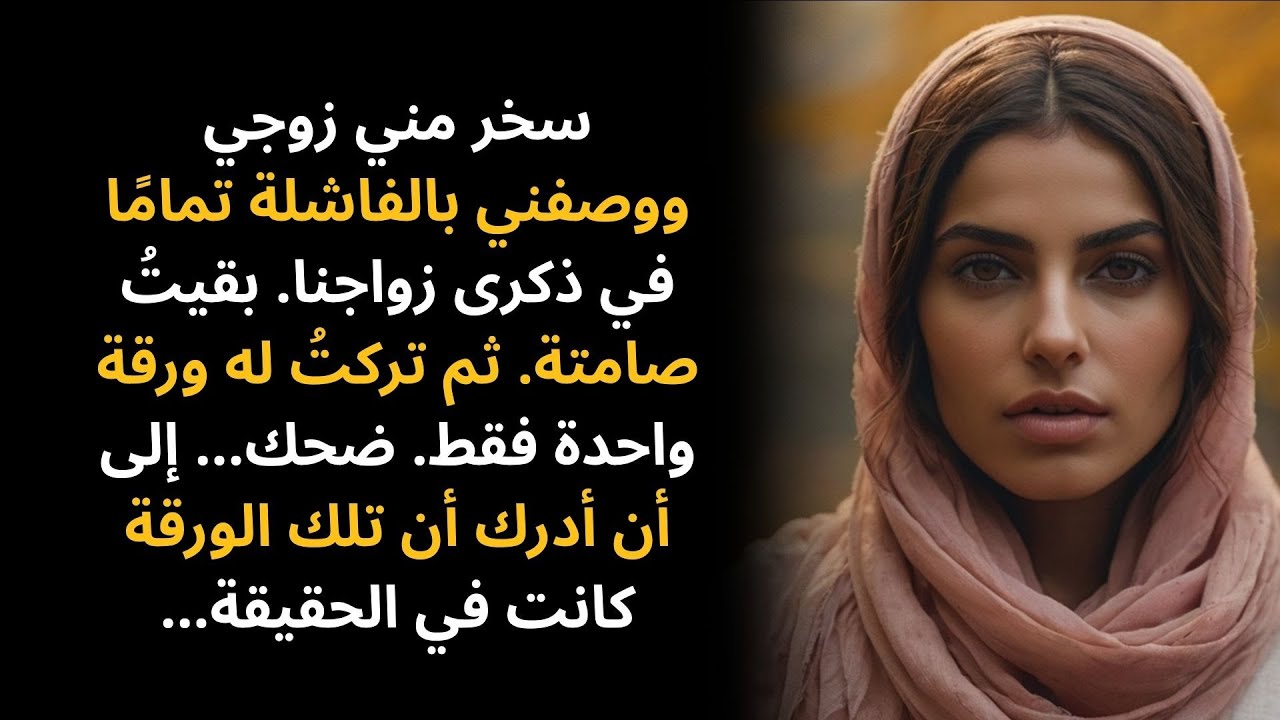 سخر مني زوجي ووصفني بالفاشلة تمامًا في ذكرى زواجنا. بقيتُ صامتة. ثم أنا…
