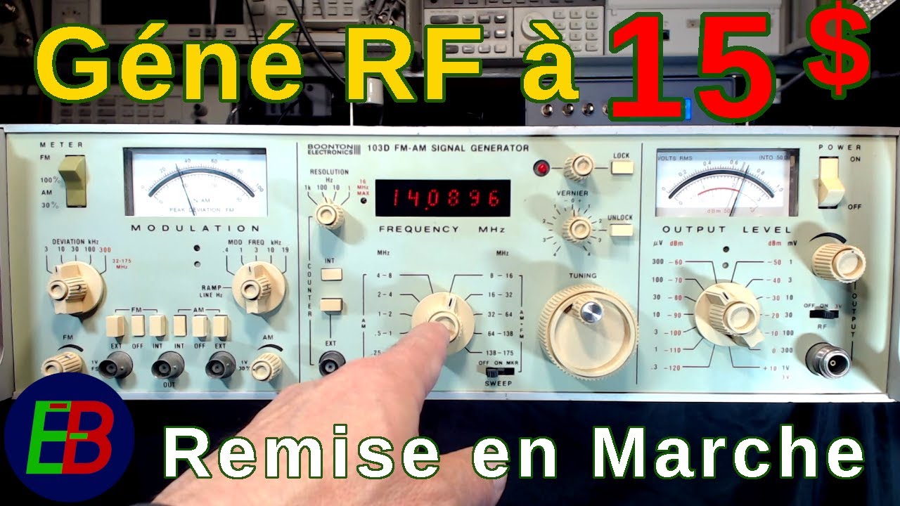 EB_#541 Remise en Marche - Générateur RF Boonton 103D