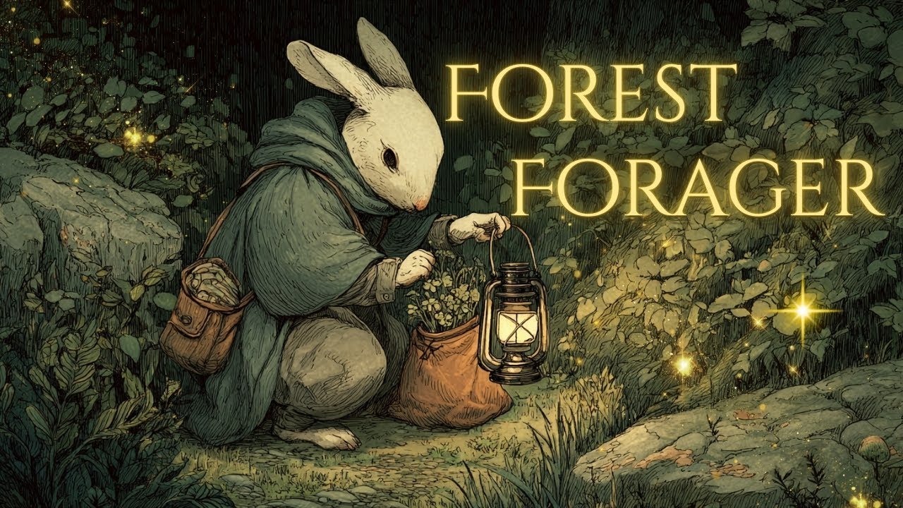 The Quiet Journey of a Forest Forager  | Relaxing Celtic Ambient Music