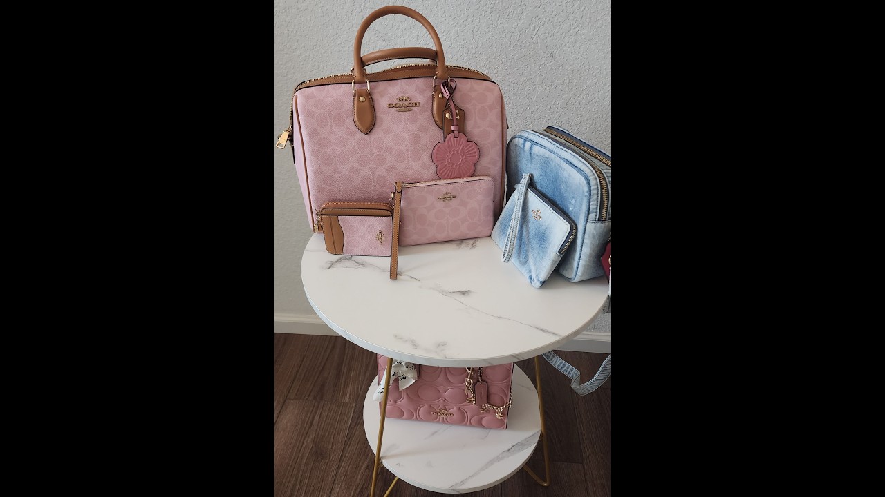Pink & Denim Coach Outlet Drop
