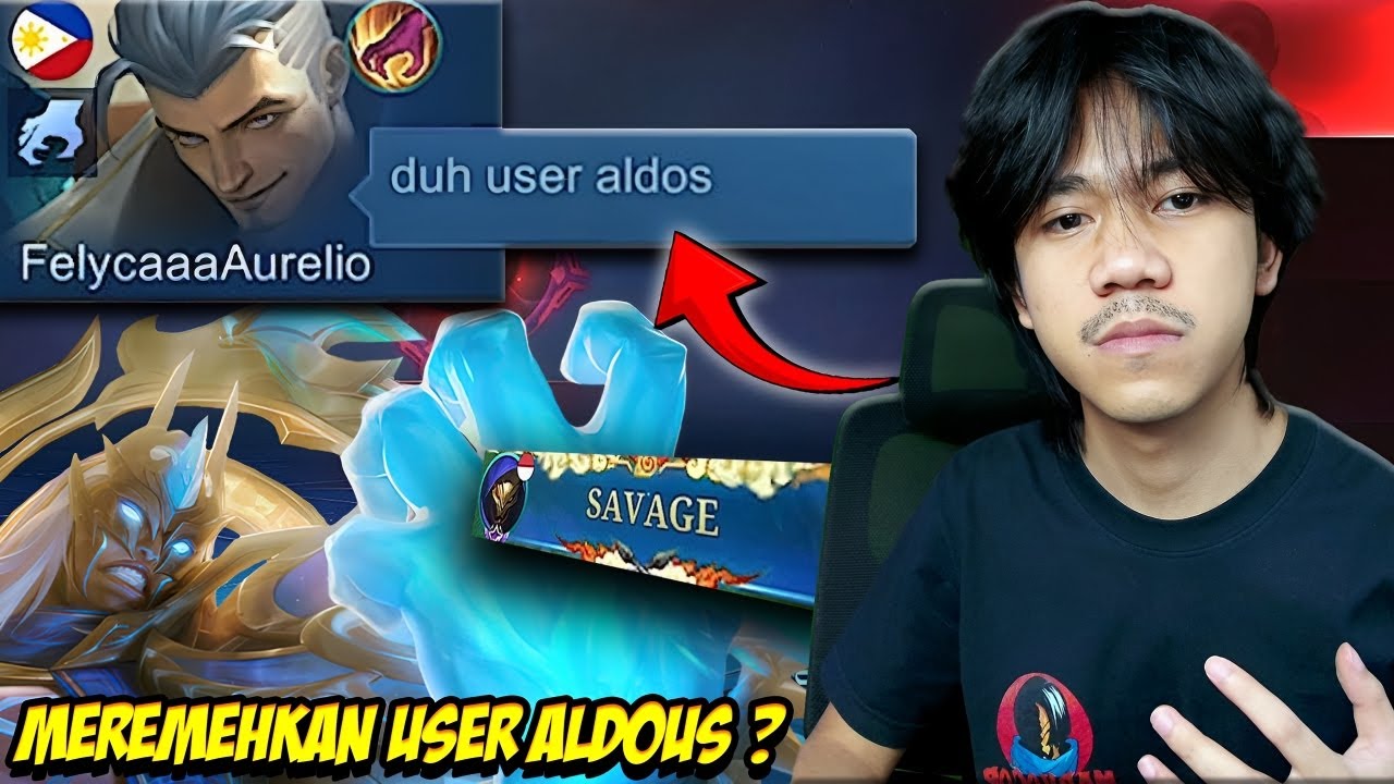 KETIKA USER ALDOUS DISEPELEKAN DISITULAH MARKOCOP TURUN TANGAN MAKAN NIH SAVAGE BOS - Mobile legends