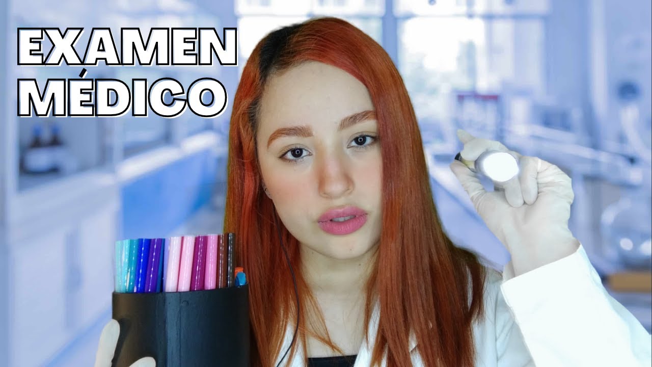 EXAMEN MÉDICO ALEATORIO (5 sentidos, nervios craneales) | ROLEPLAY MÉDICO | ASMR Español