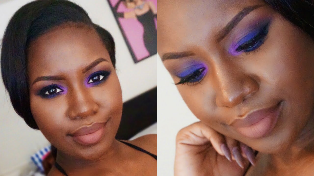 ∆ Artist Palette | Purple & Navy Eyes + Nude Lips