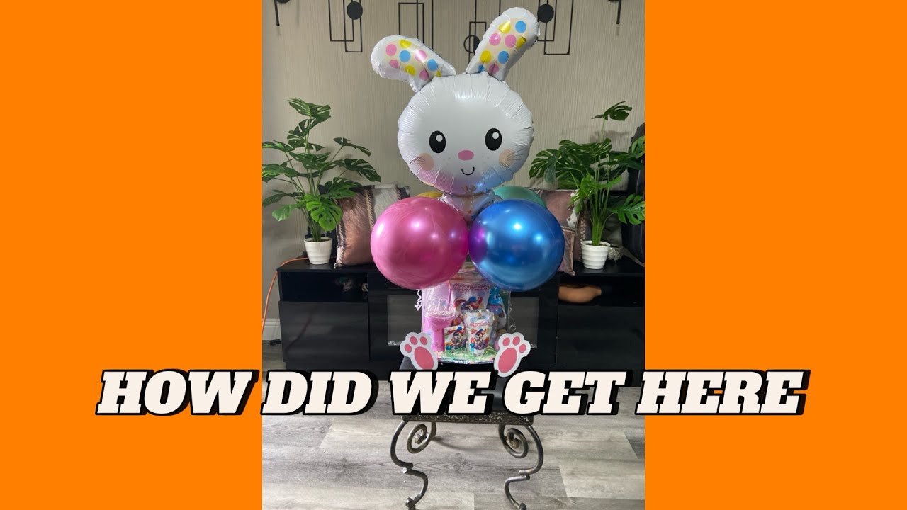 EASTER BUNNIES BALLOONS & BASKETS OH MY🥰😍!  I MADE CHIP BAGS TOO🔥