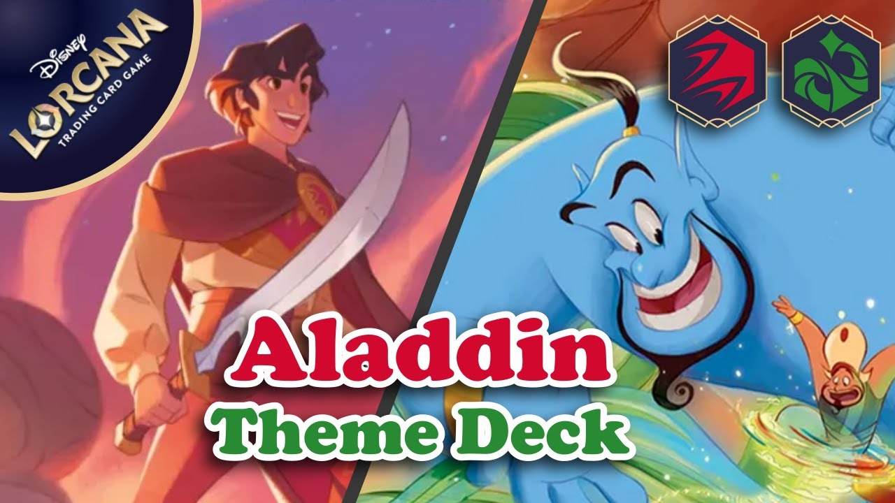 Lorcana Theme Deck: Aladdin Walkthrough & Gameplay | Deck of Wonders