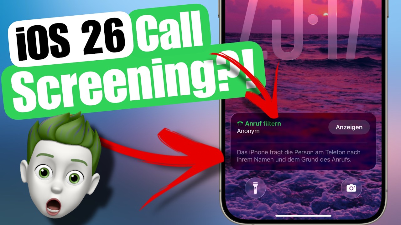 iOS 26 Call Screening &ndash; So funktioniert die neue Anruf Filter Funktion in Deutsch!