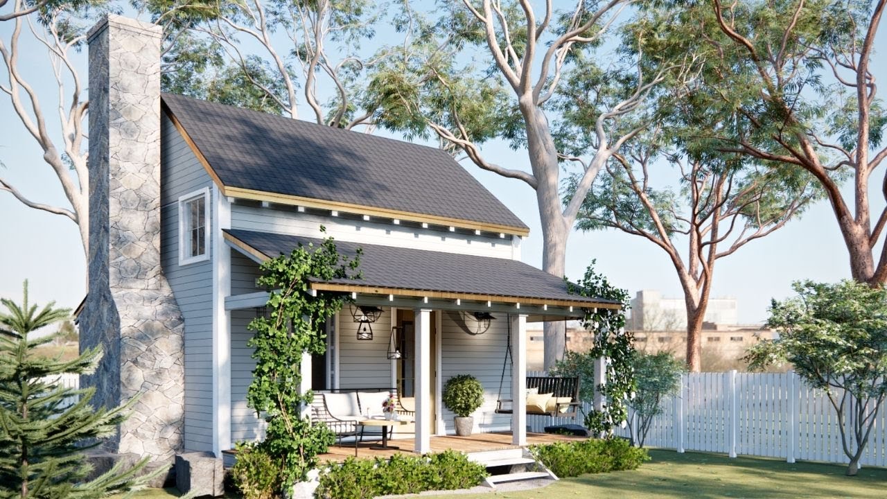 6x4m (20x13ft) This Cozy House Is PERFECT for WINTER