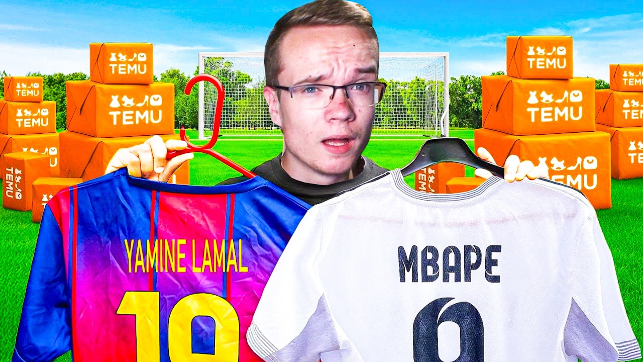 Kúpil som Futbalové Dresy z TEMU! 🤨💸