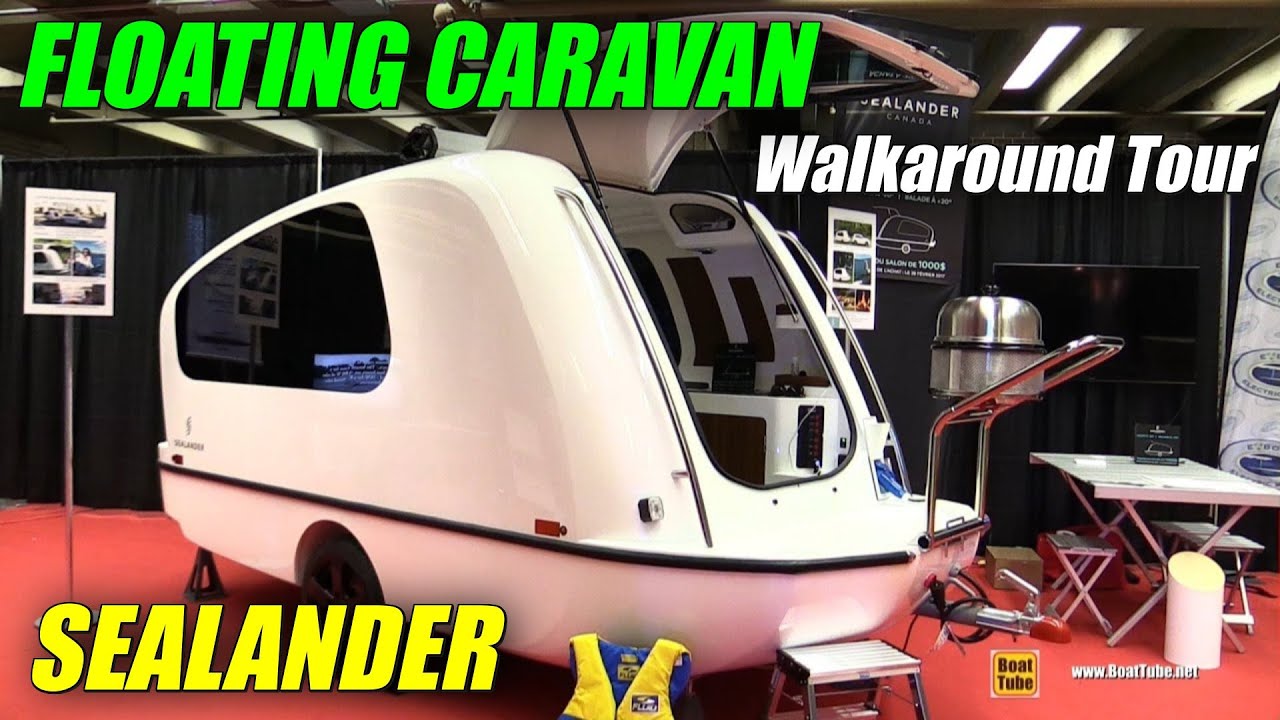 2017 Sealander Floating Caravan - Walkaround Tour - 2017 Montreal Boat Show
