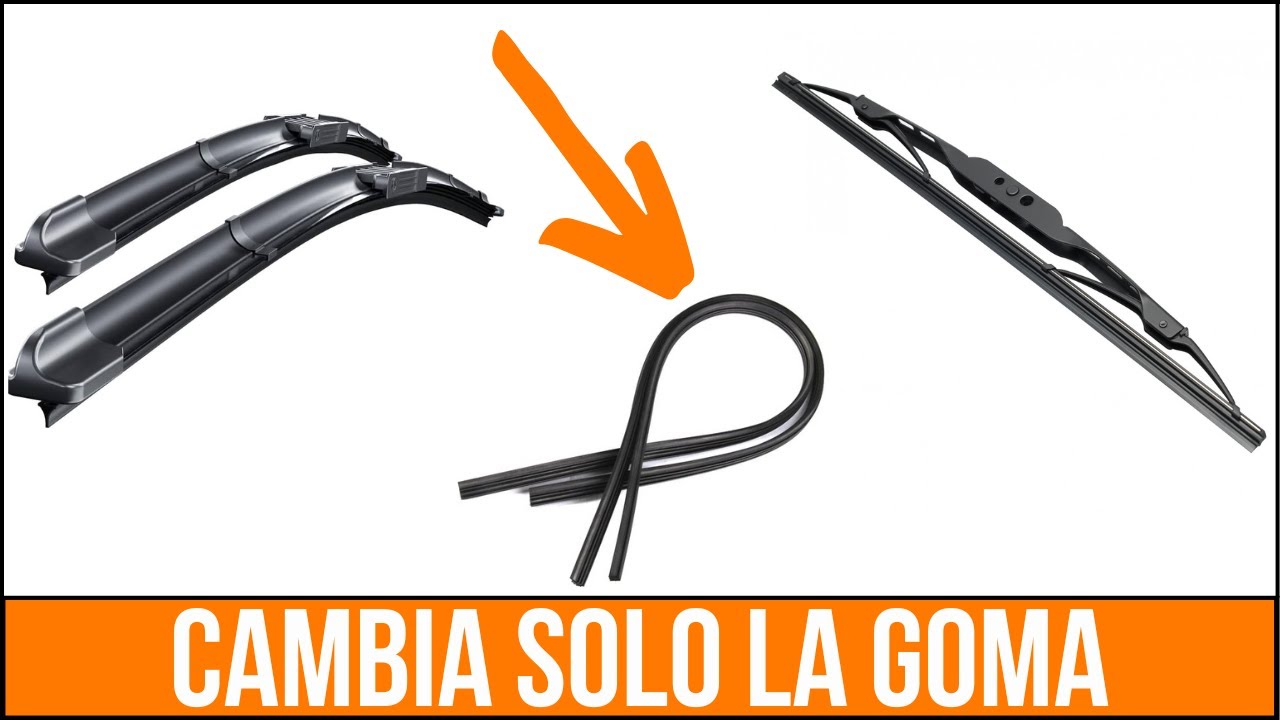 🚗💦 Cambiar sólo la goma del limpiaparabrisas - aerotwin y normales