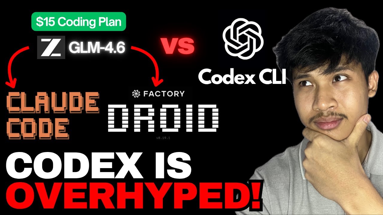 GLM 4.6 в Droid CLI против GLM 4.6 в Claude Code против Codex GPT5 | Потрясающие результаты!!!