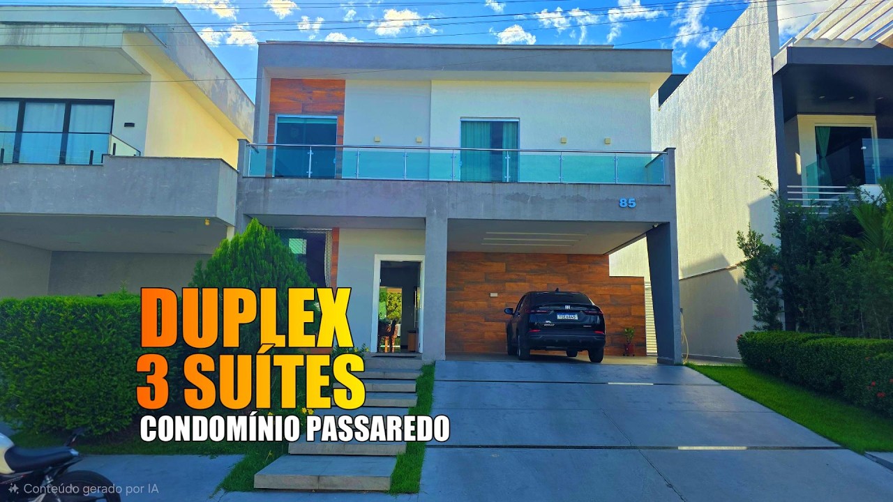 Residencial Passaredo, Casa Duplex 3 suites, ENERGIA SOLAR, Quintal amplo, Casa na  Ponta Negra