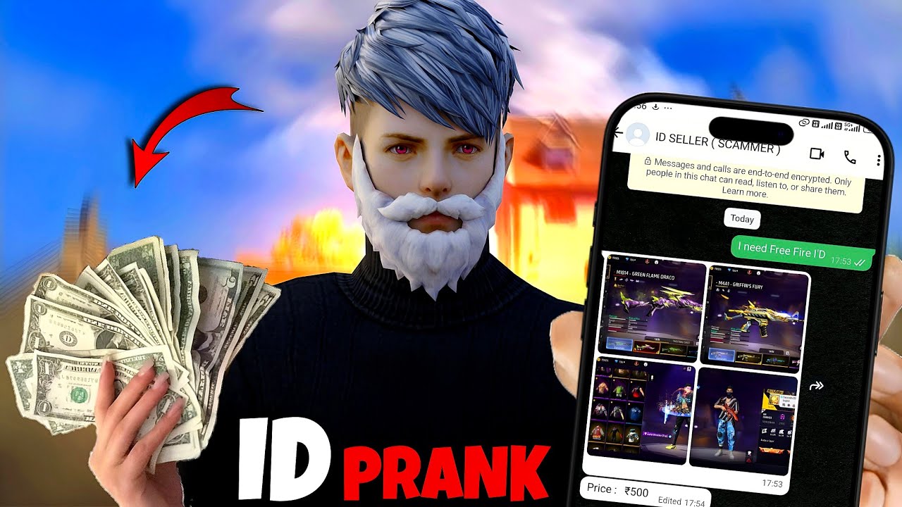I.. PRANKED 🤡 10 I'D SELLERS TO GET FREE I'D 🔥 | GARENA FREE FIRE