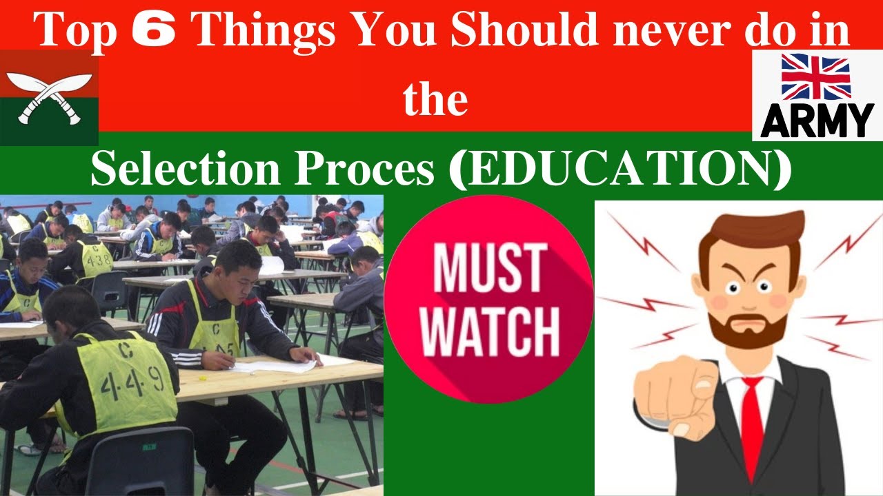 British Army & Singapore Police Force Education Information||Never do this mistakes in Exam of BA/GC