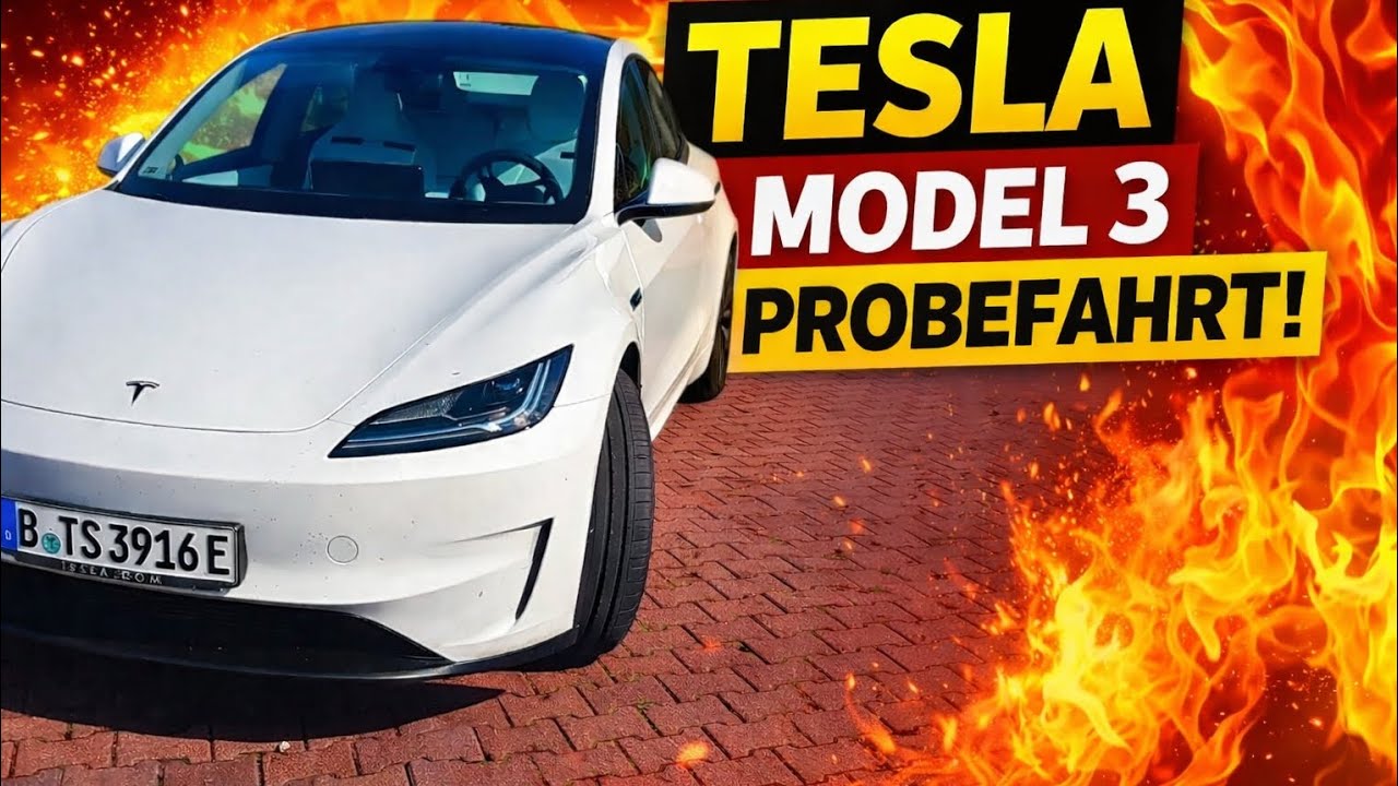 Tesla Model 3 Probefahrt 😨