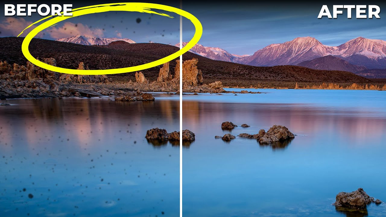 NEW Photoshop Feature! One Click Dust Removal