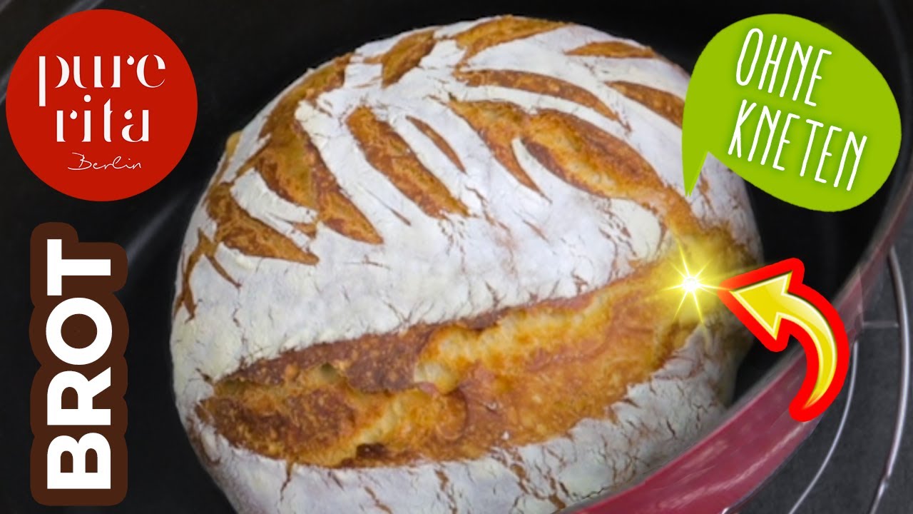 Brot selber backen ohne Kneten 🥖 Speedy No-Knead Bread