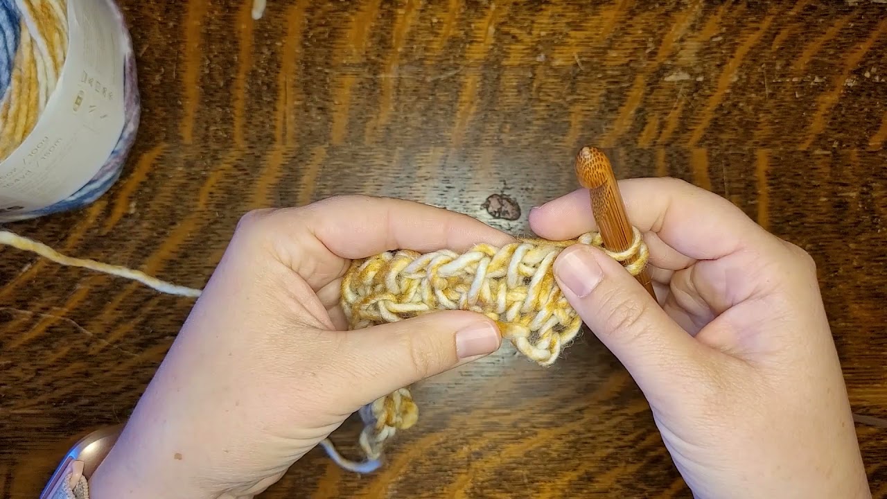 Tunisian Bridal Veil Stitch Tutorial