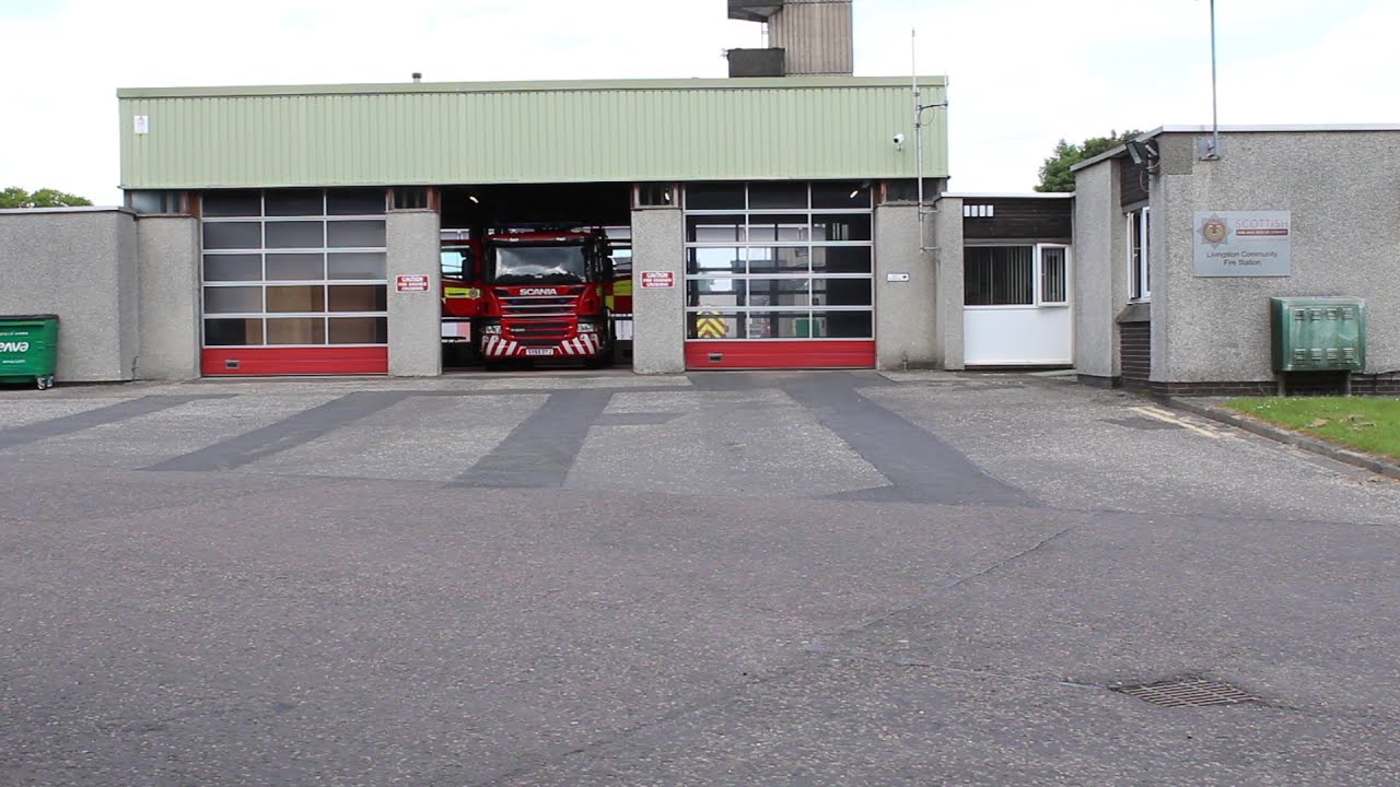 Livingstons Second pump turnout - Scottish Fire and Rescue Service