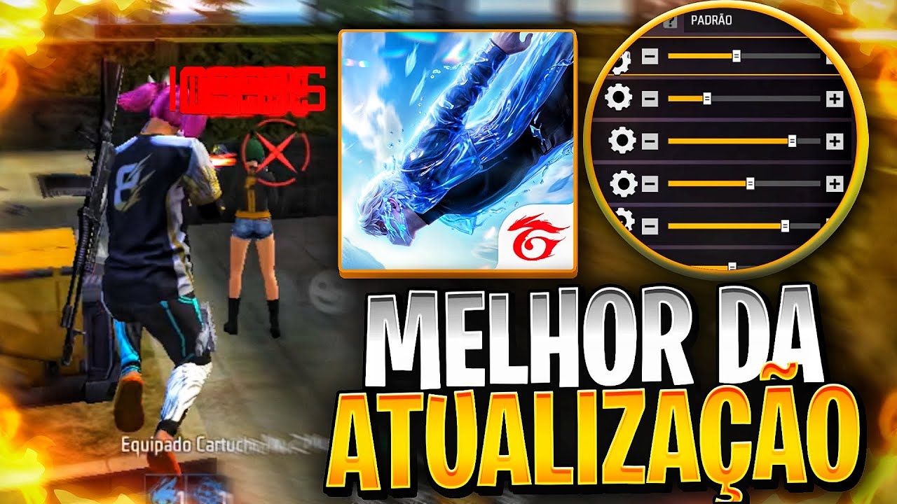 DEPOIS DA ATUALIZA&Ccedil;&Atilde;O!🔥 A MELHOR SENSIBILIDADE para SUBIR CAPA na NOVA ATUALIZA&Ccedil;&Atilde;O do FREE FIRE!