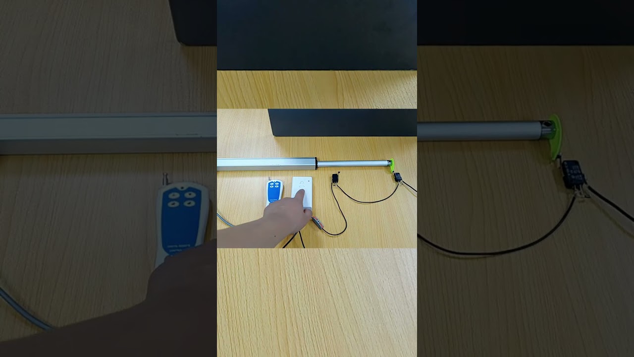 Electric linear actuator connected to external limit switches#Shorts #Technology #Linear Actuator