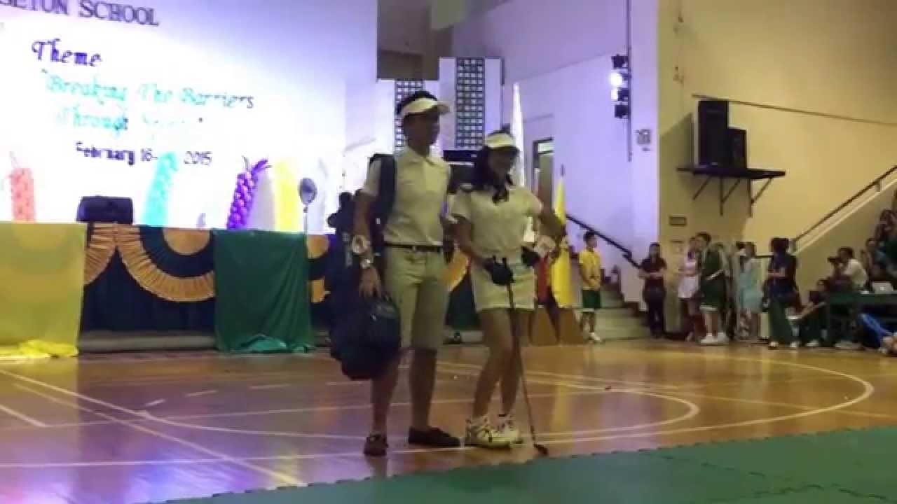 Intramurals 2015 Final Modeling Mr. And Ms. Intrams