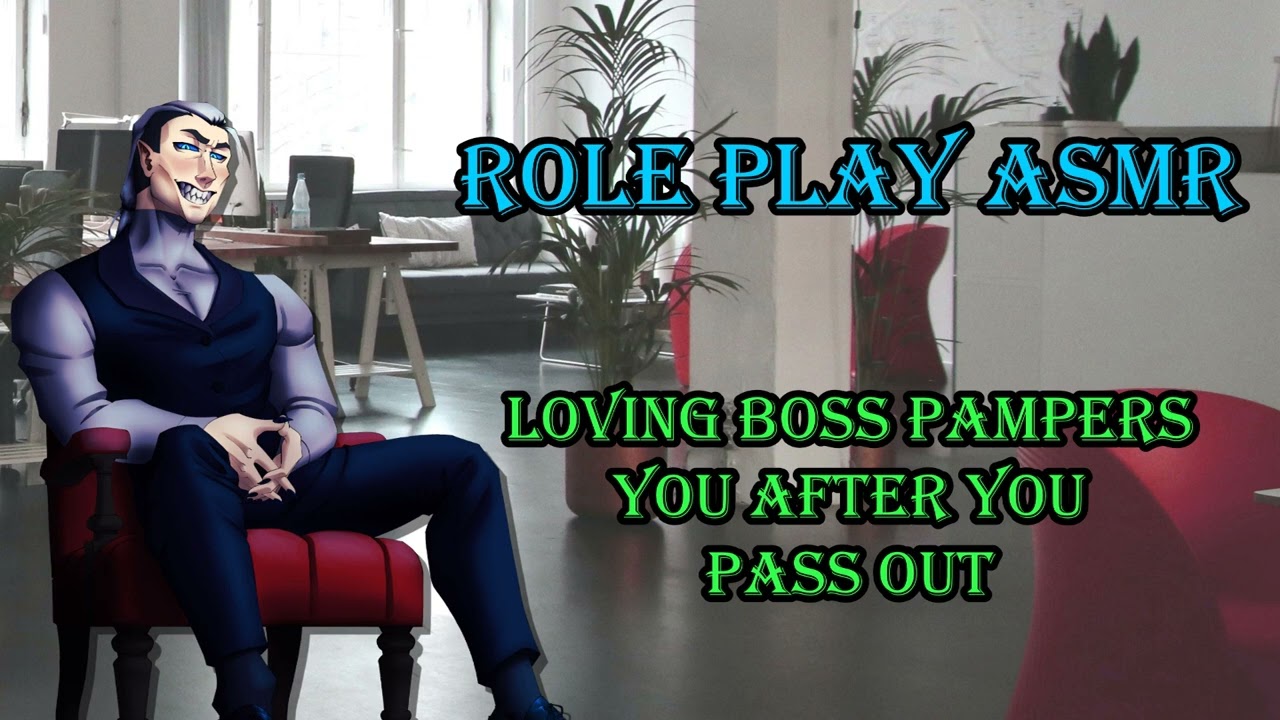Loving Boss Pampers You After You Pass Out [ASMR RP] [M4A] [Hugging] [Reassurance]