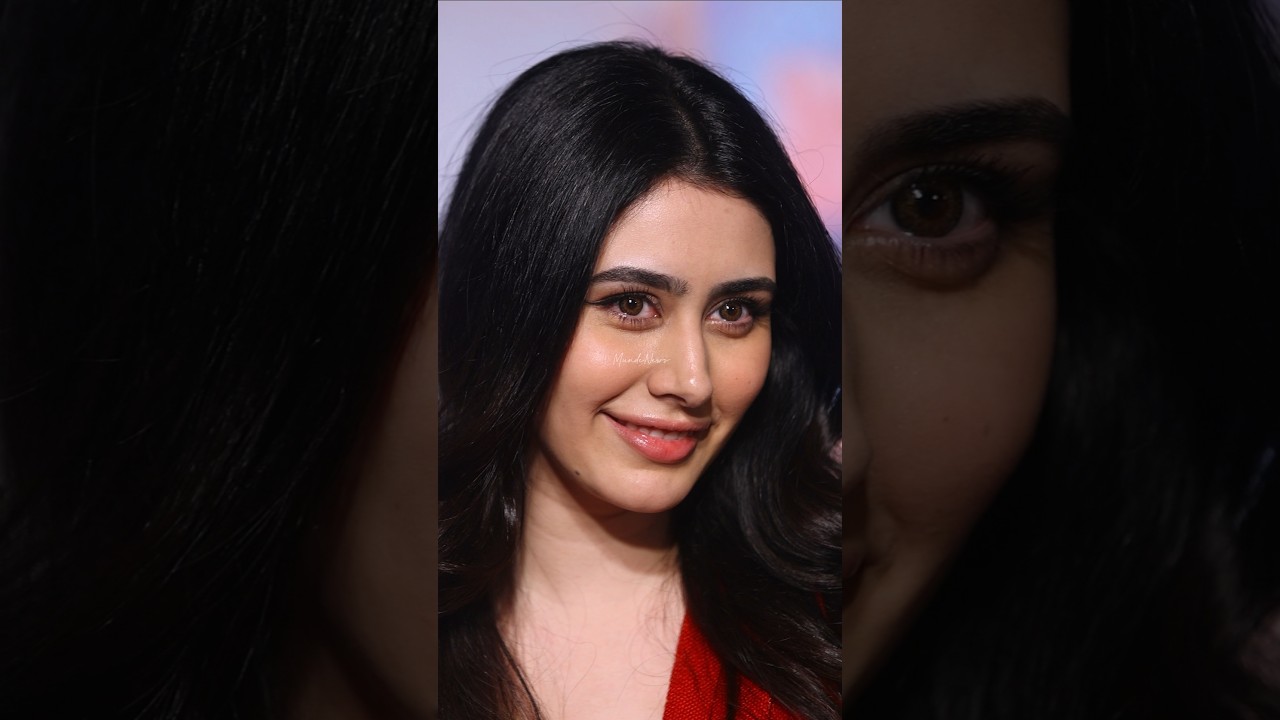 Warina hussain looks beautiful in red outfit as she arrives for a premiere #shorts #warinahussain