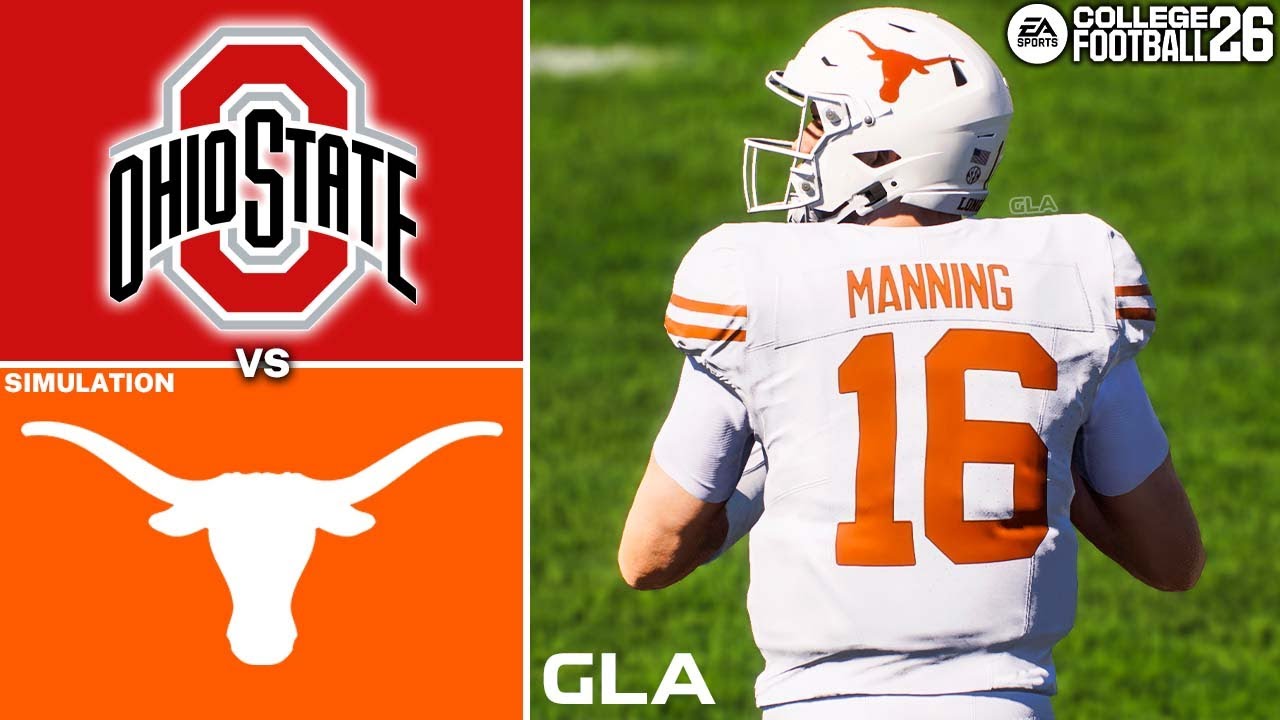 Texas vs. Ohio State Simulation | CFB 26 PS5 Gameplay