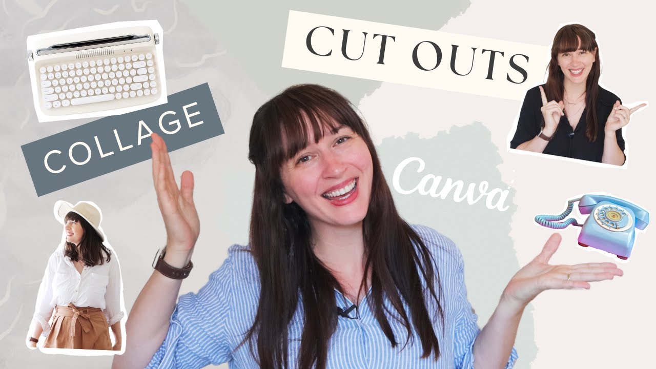 Создайте эффект коллажа с вырезанными изображениями в Canva
