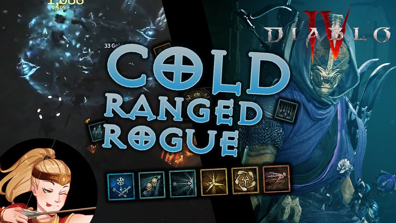 HIGH DAMAGE and SAFE Cold Ranged Rogue Build in Diablo 4!
