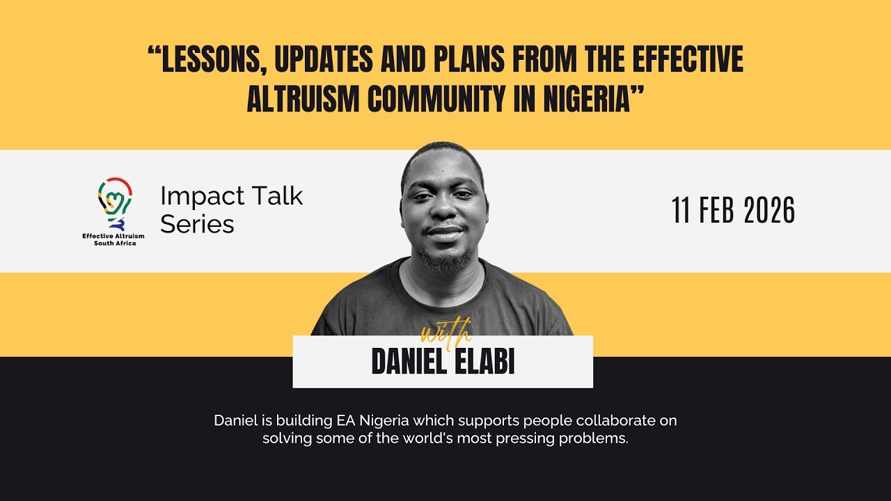 Lessons, Updates and Plans from the Effective Altruism Community in Nigeria