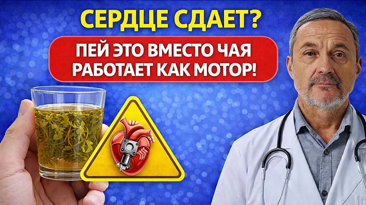 Сердце будет работать как мотор! Пейте этот простой отвар вместо обычного чая