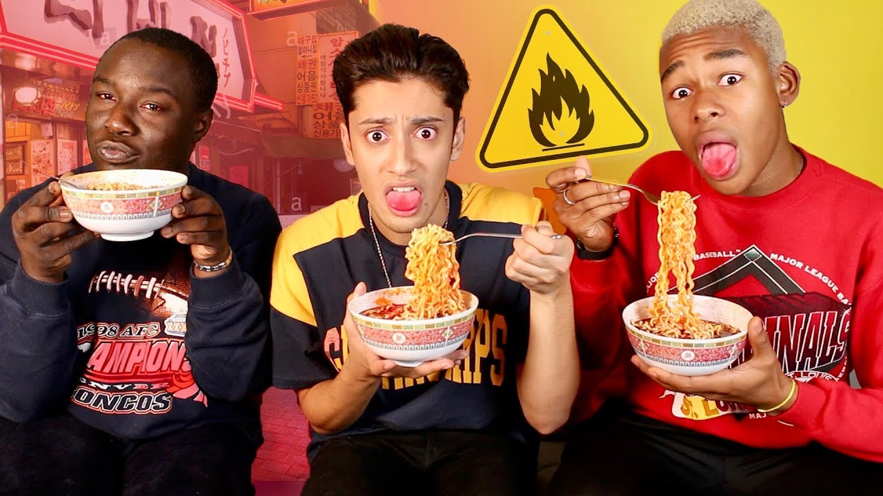 SPICY NOODLES CHALLENGE (EXTREME)