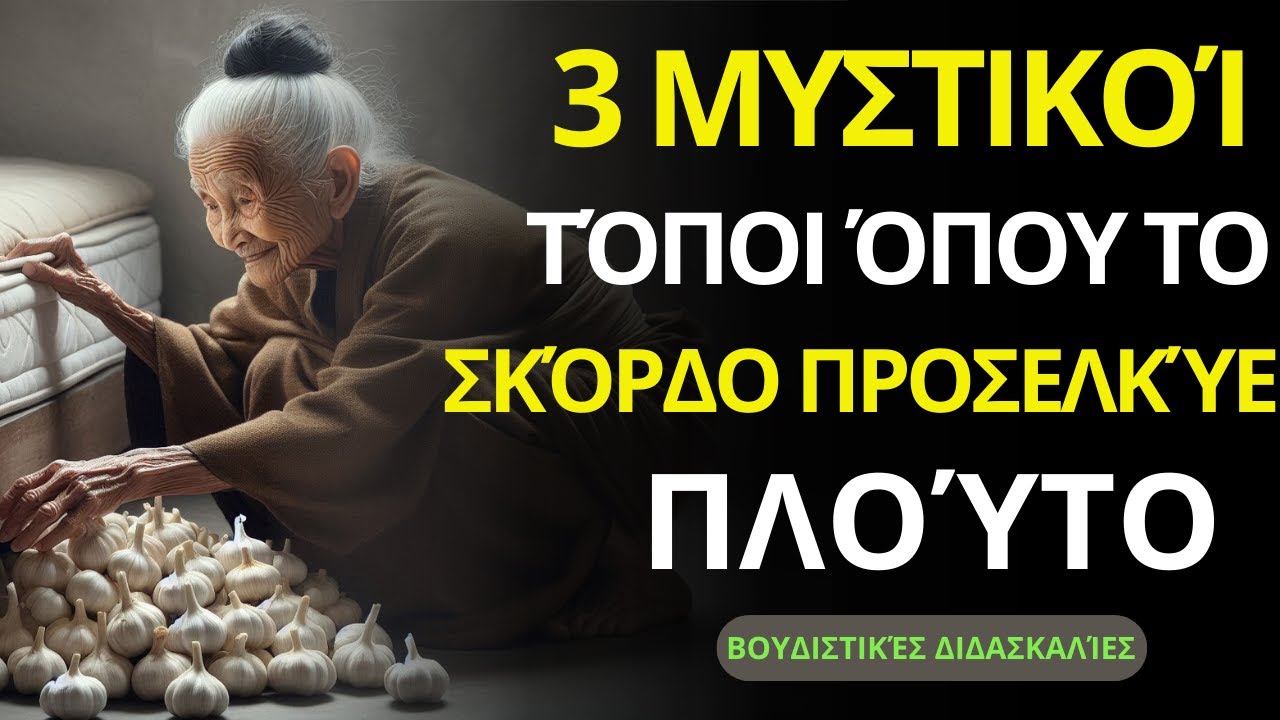 3 ΜΥΣΤΙΚΑ ΜΕΡΗ ΟΠΟΥ ΤΟ ΣΚΟΡΔΟ ΕΛΚΕΙ ΠΛΟΥΤΟ | ΒΟΥΔΙΣΤΙΚΕΣ ΔΙΔΑΣΚΑΛΙΕΣ