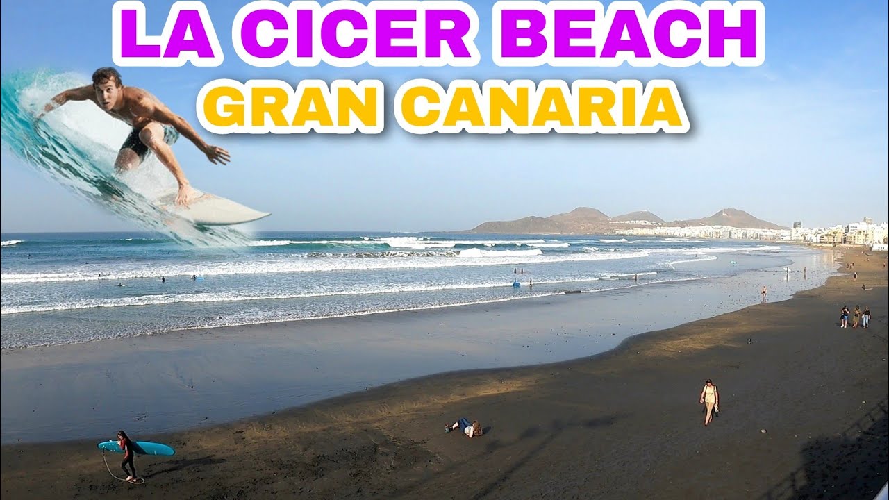 LA CICER BEACH | LAS CANTERAS VIRTUAL WALK #grancanaria