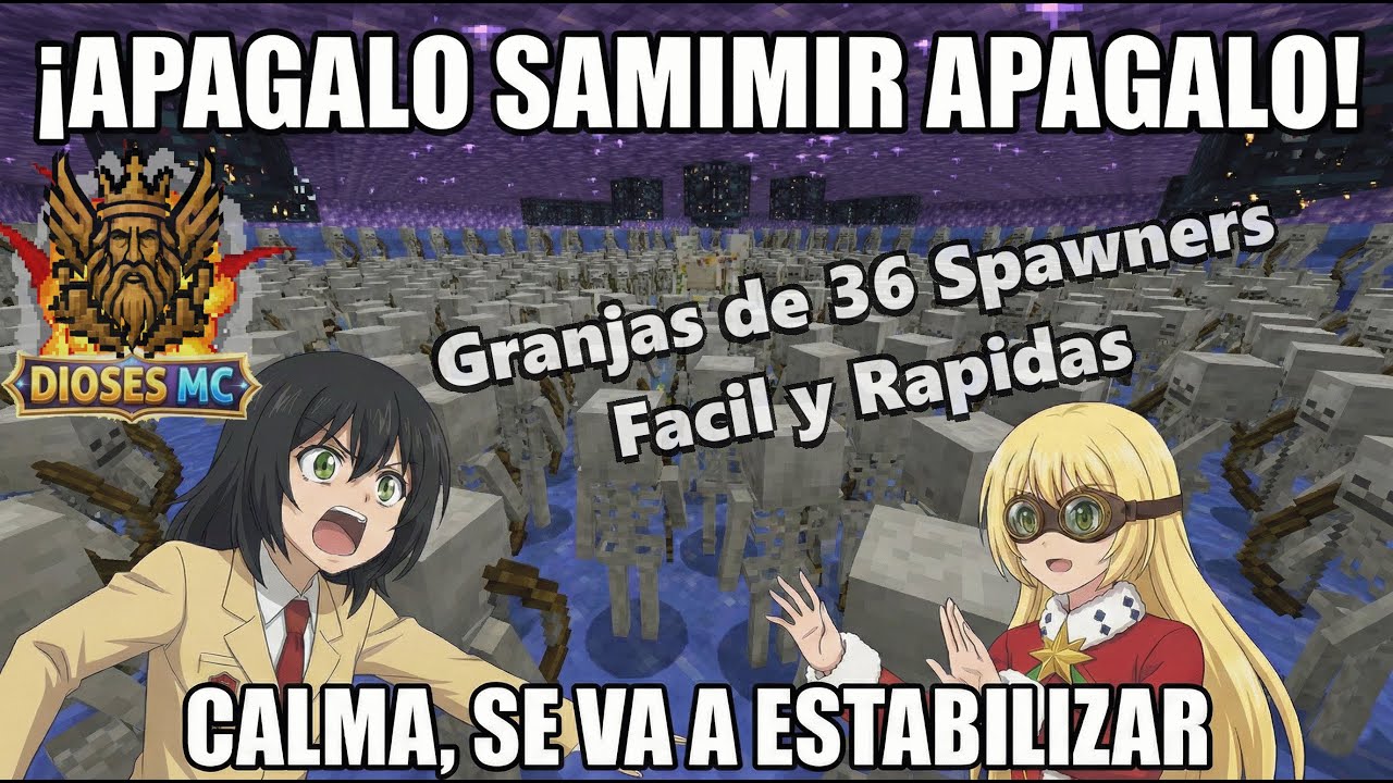 La MEJOR Granja de Spawners de Dioses MC: en 11 Minutos